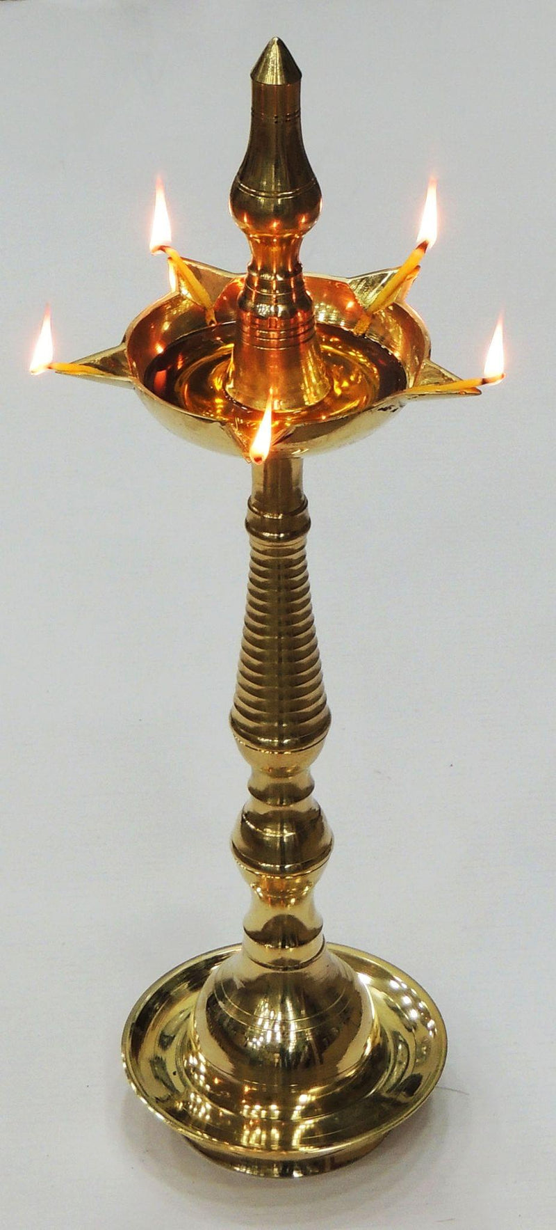 Brass Kerala Fancy No. 17 — 21.2"