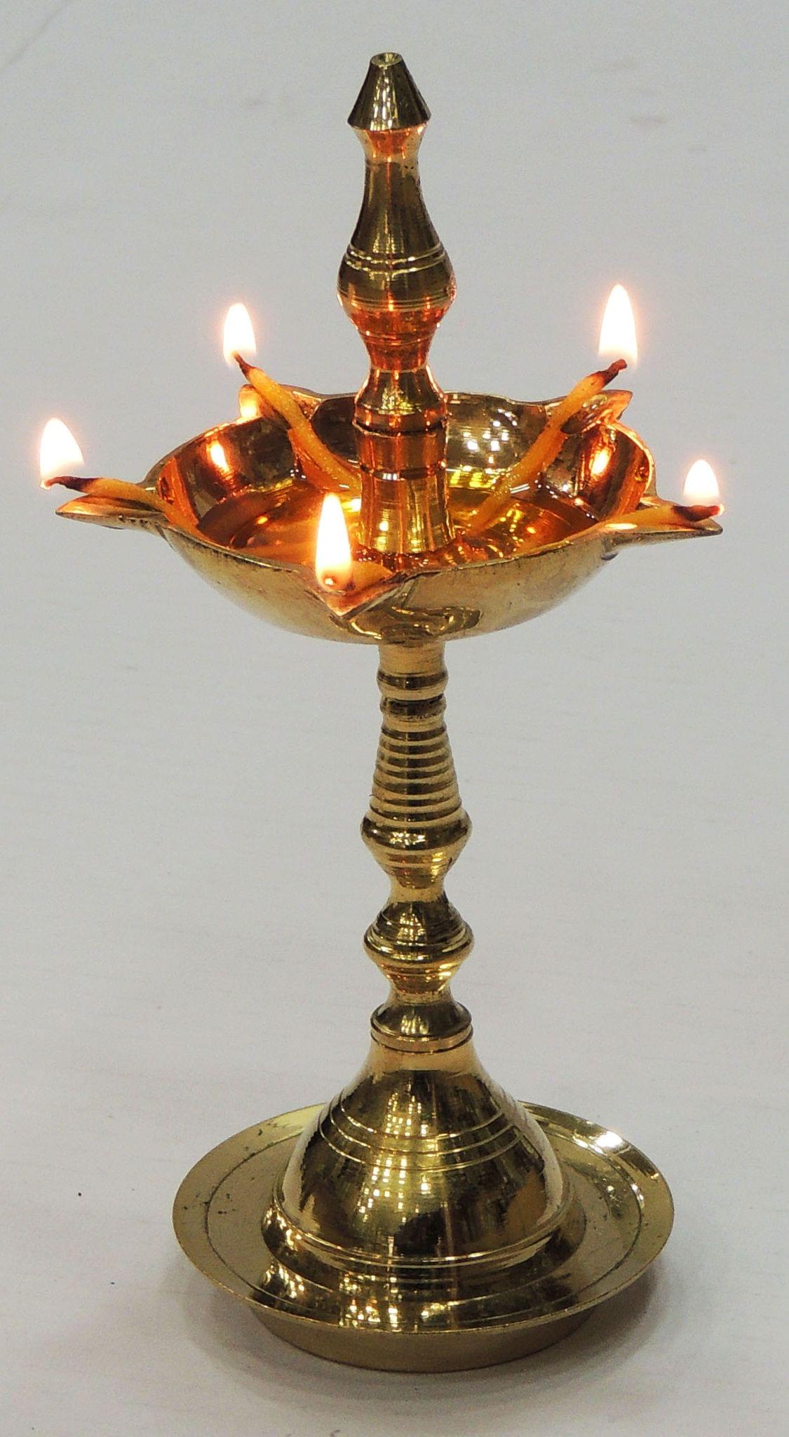 Brass Kerala Fancy No. 3 — 6.7"