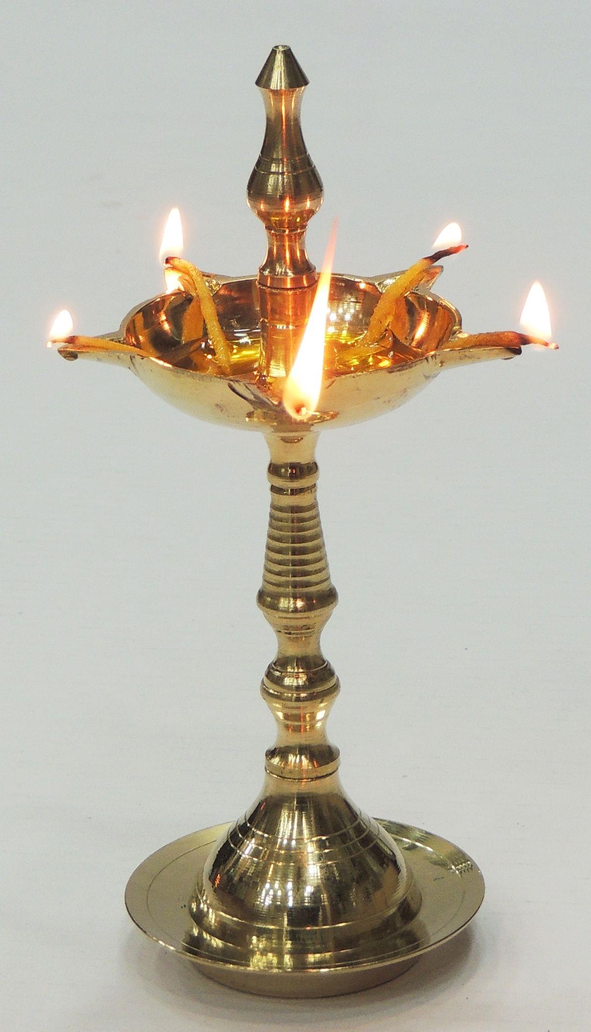 Brass Kerala Fancy No. 4 — 7.1"