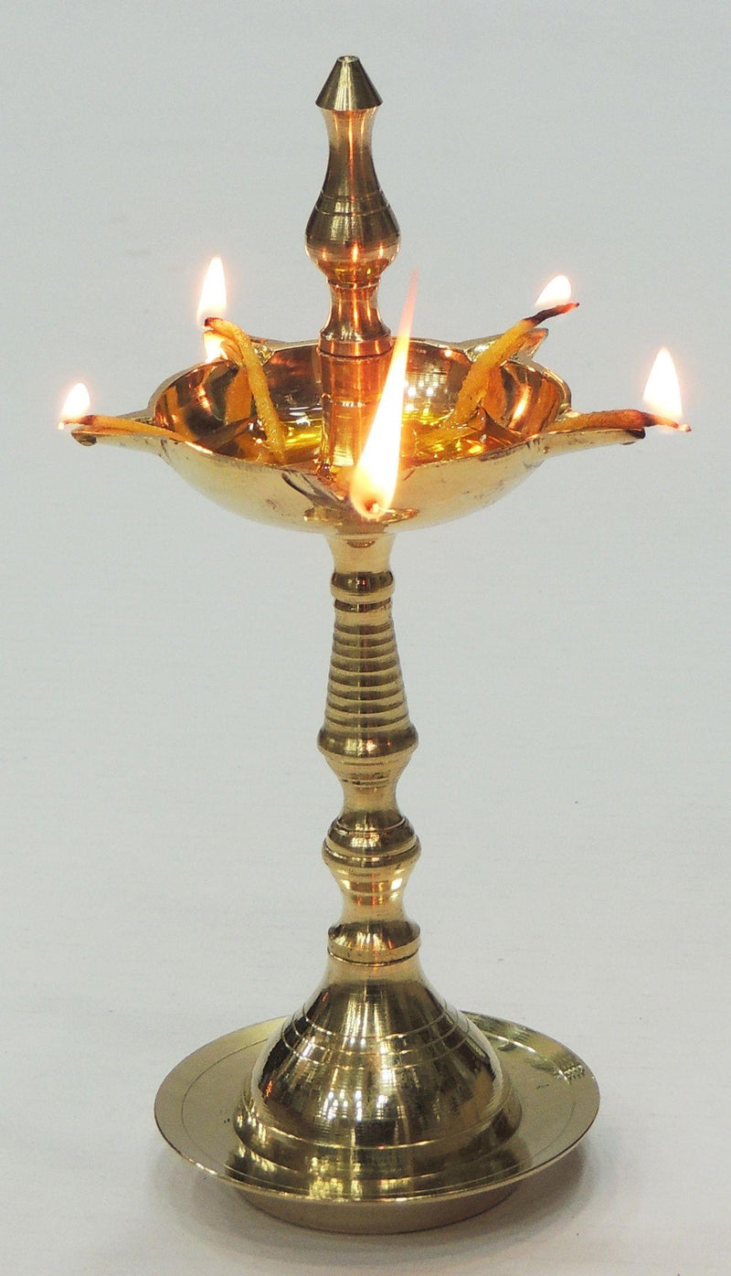 Brass Kerala Fancy No. 4 — 7.1"