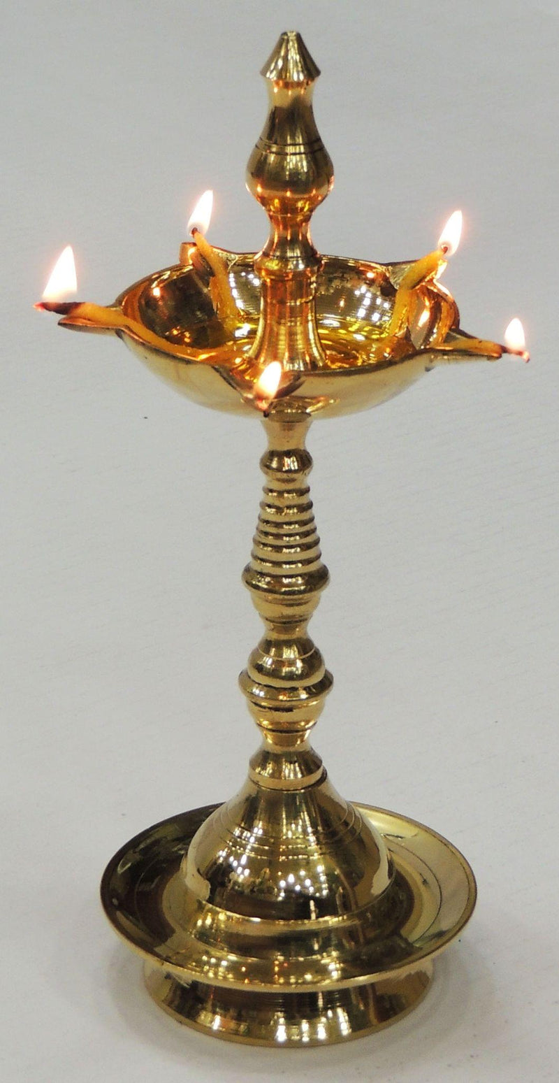 Brass Kerala Fancy No. 5 — 8.2"