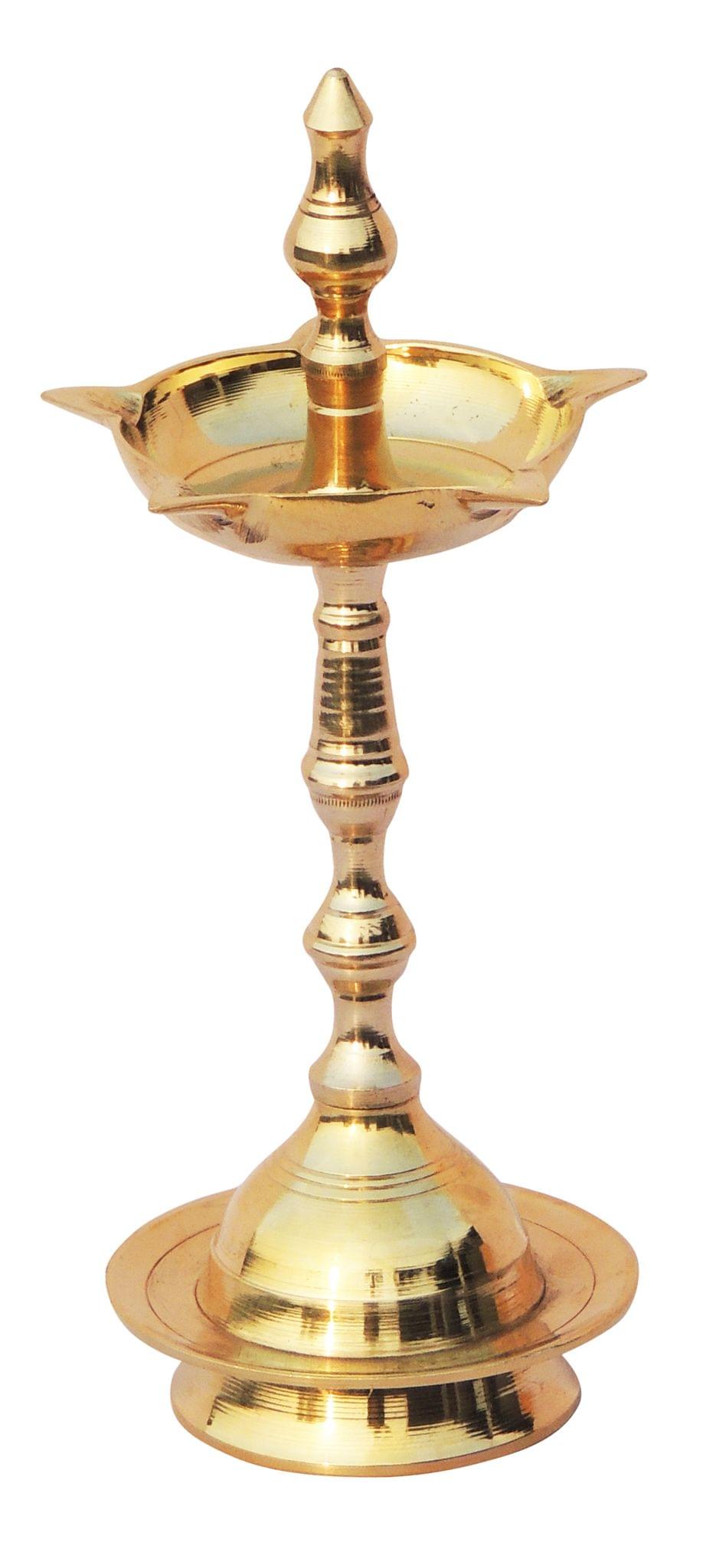 Brass Kerala Fancy No. 6 — 8.8"