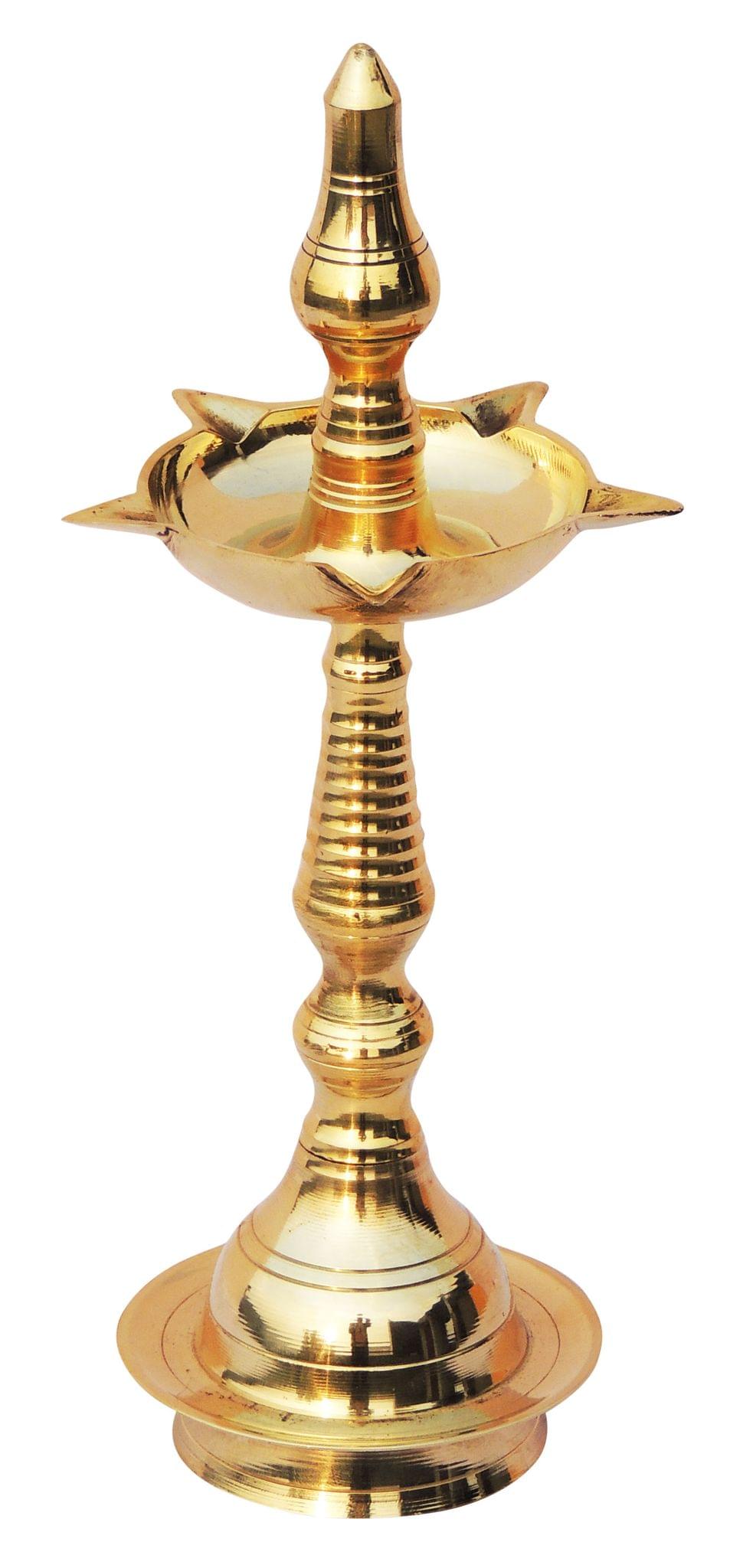 Brass Kerala Fancy No. 8 — 10.2"