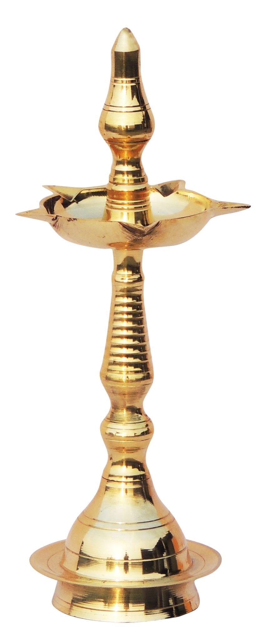 Brass Kerala Fancy No. 8 — 10.2"