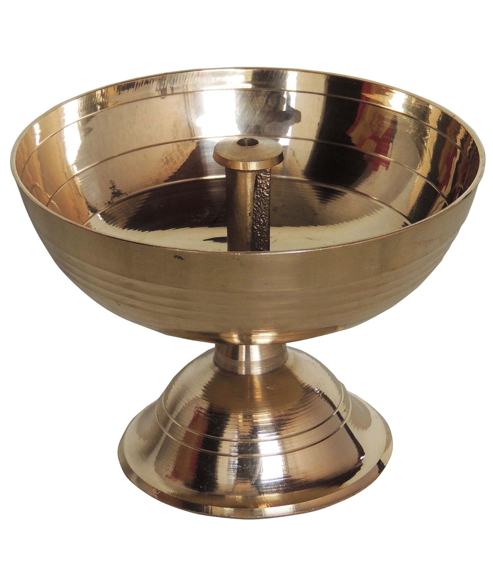 Brass Table Decor Deepak — 3.2"