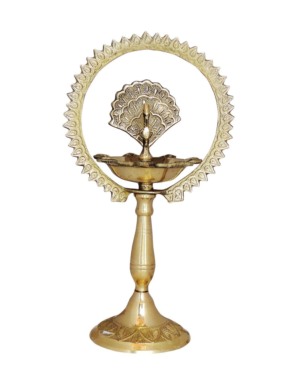 Brass Deepak More Charkar 4 — 7.5"