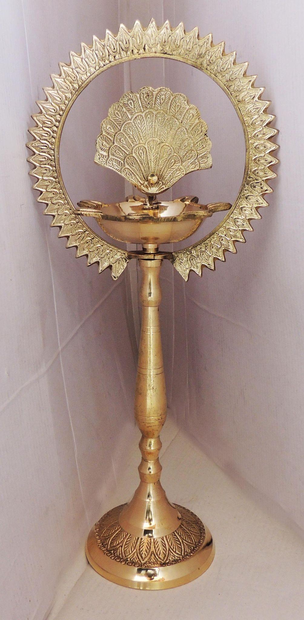 Brass Deepak More Charkar 12 — 14.5"