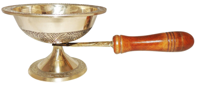 Brass Table Decor Deepak — 3"