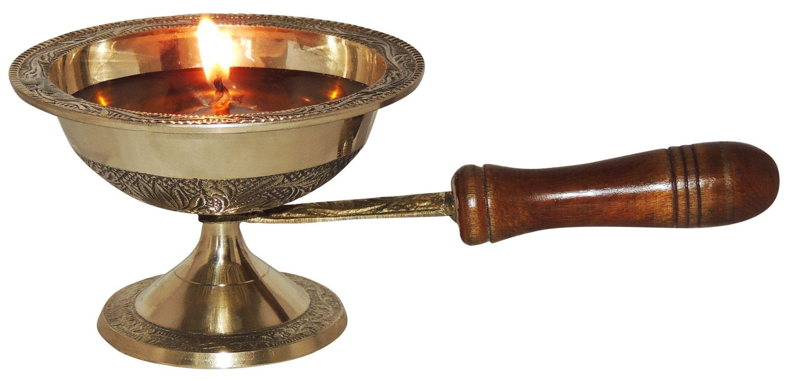 Brass Table Decor Deepak — 3"
