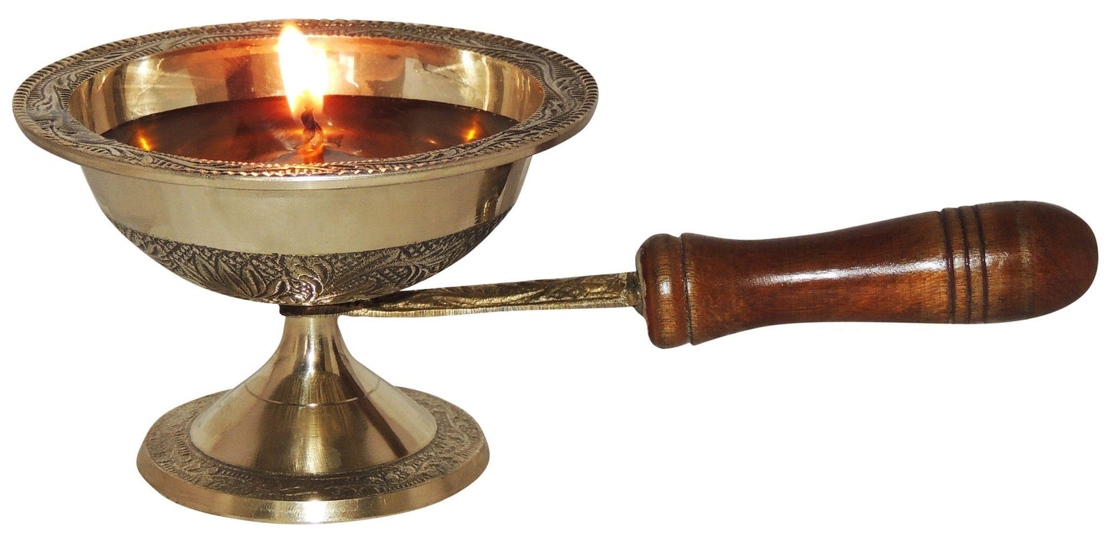 Brass Table Decor Deepak — 3.2"