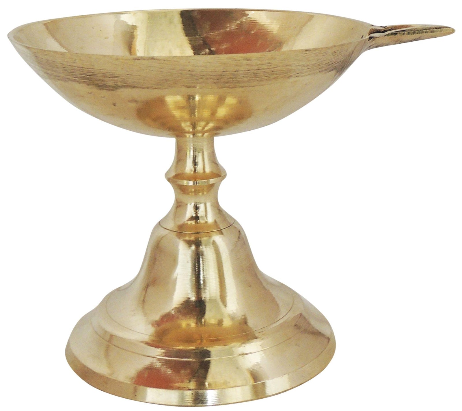 Brass Table Decor Panti Stand Deepak No. 4 Pooja Item