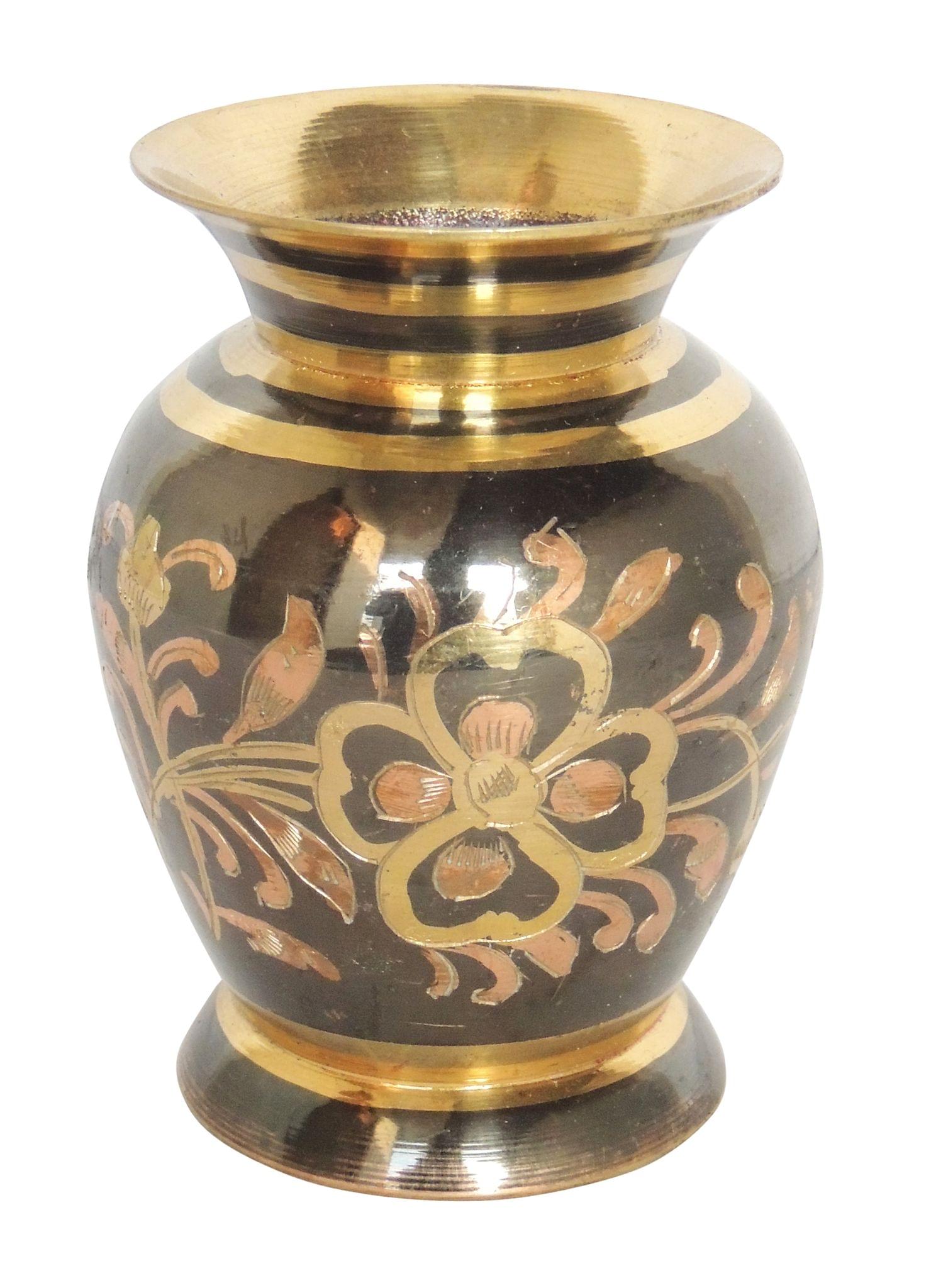 Brass Vase — 4"