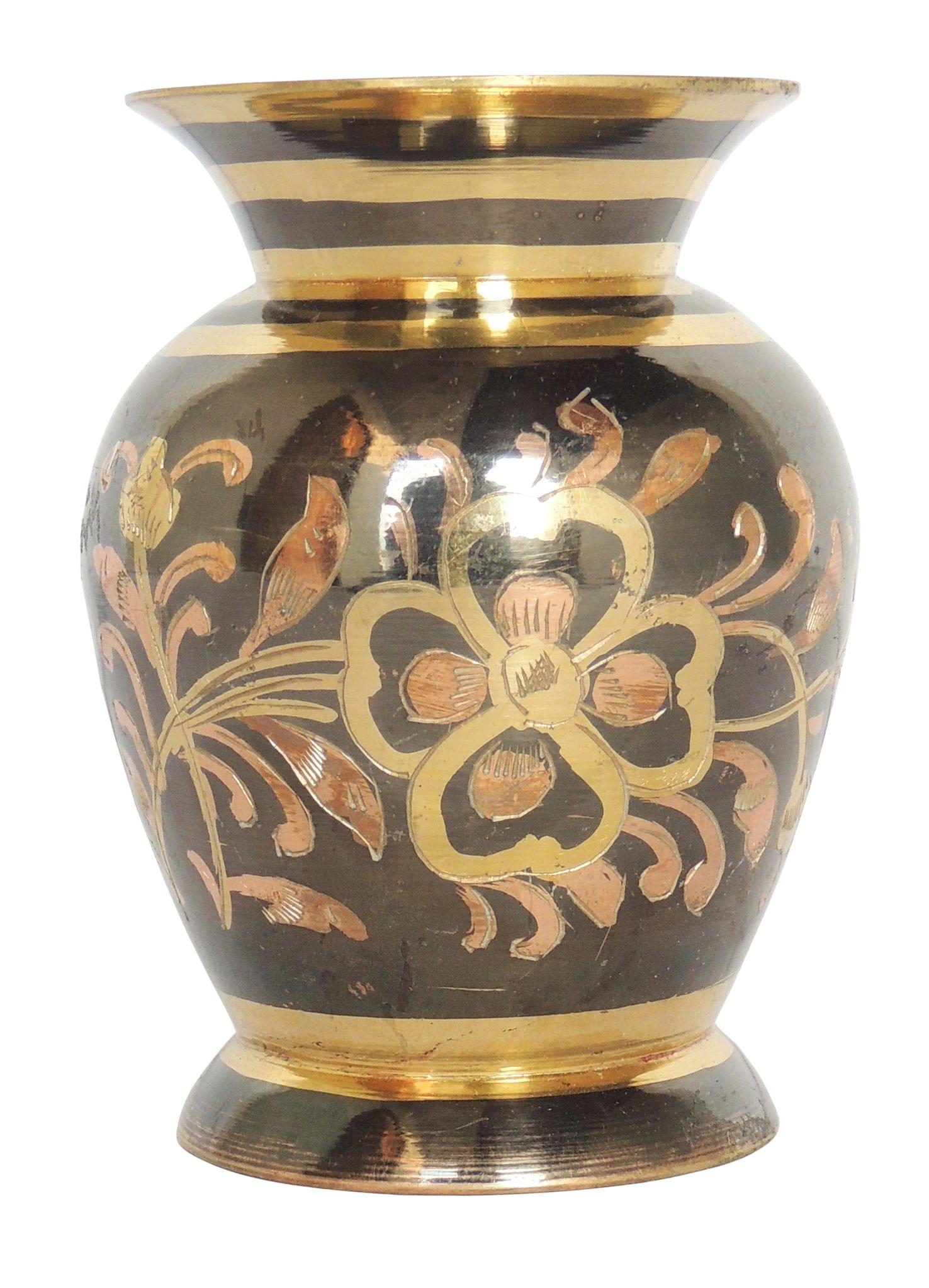Brass Vase — 4"