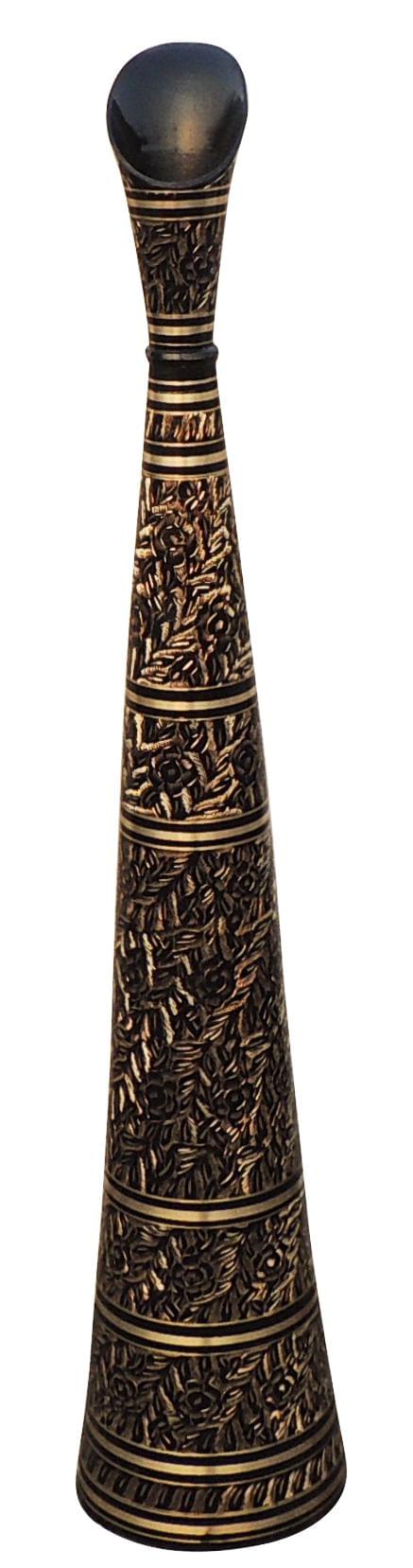 Brass & , Vase — 35"