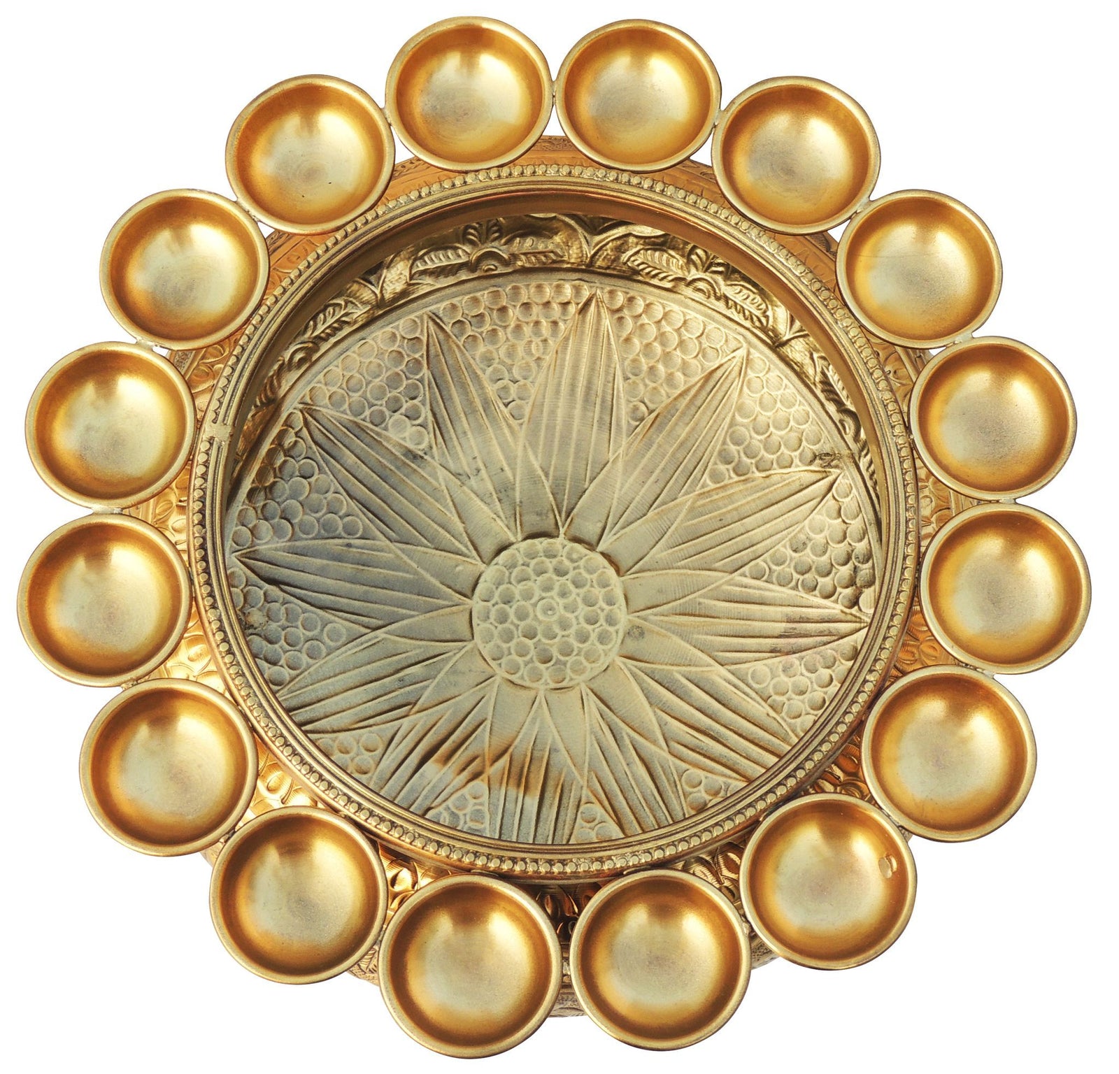 Brass Urli Candle, Diwali Gifting Item — 6.5"
