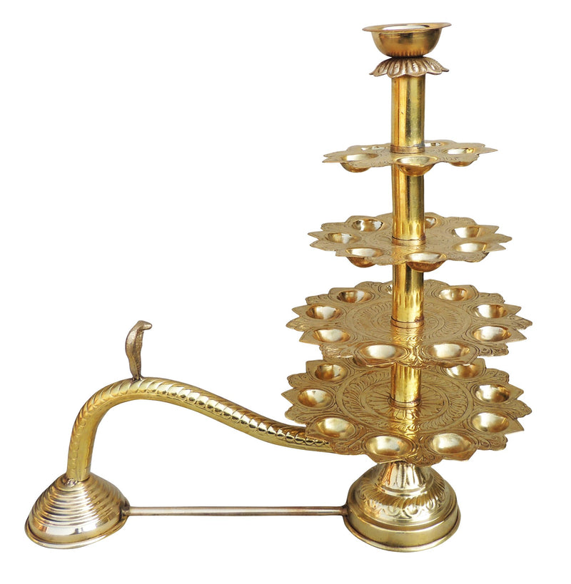 Brass Ganga Arti 31 Bati