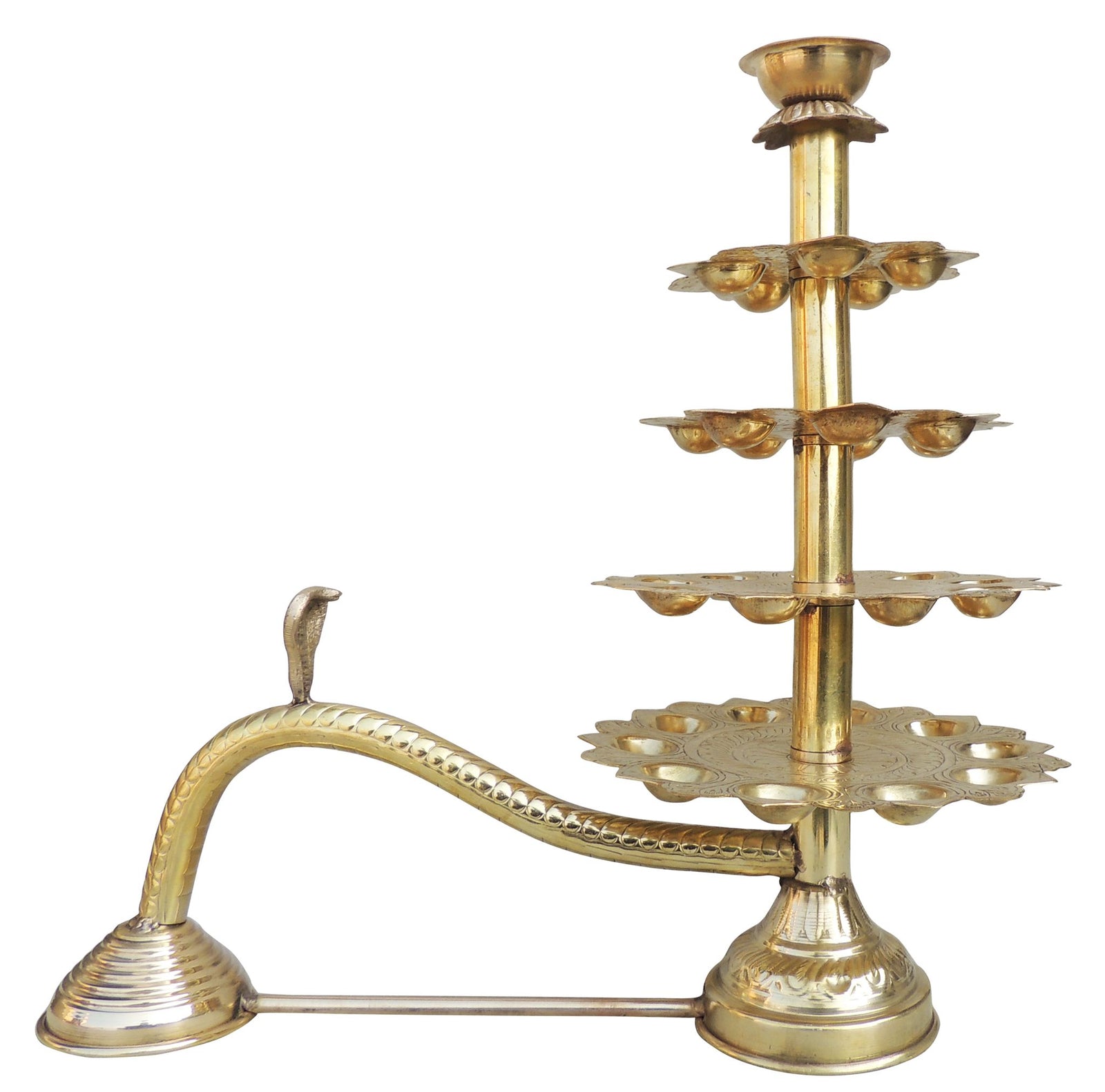 Brass Ganga Arti 31 Bati