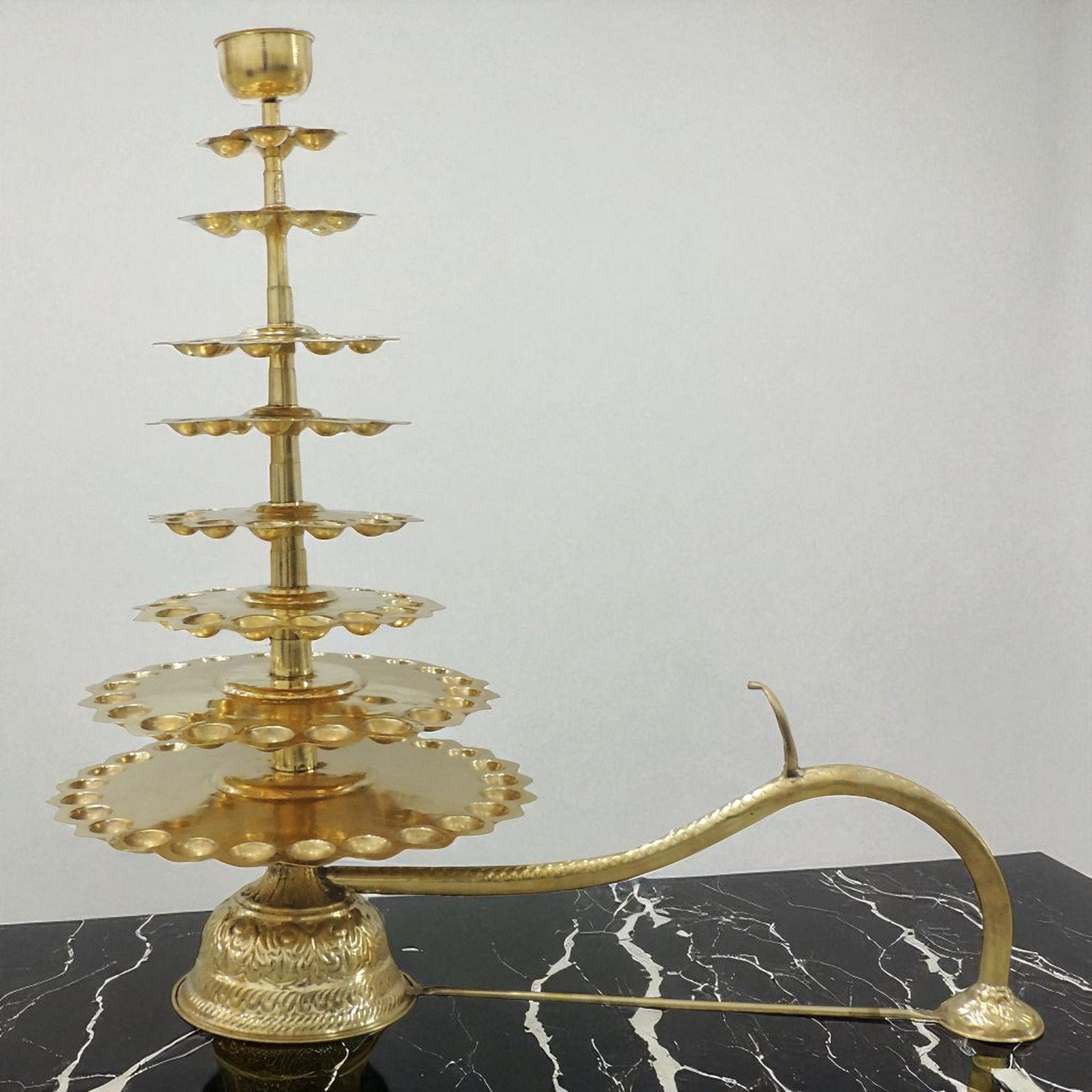 Brass Ganga Arti — 32"