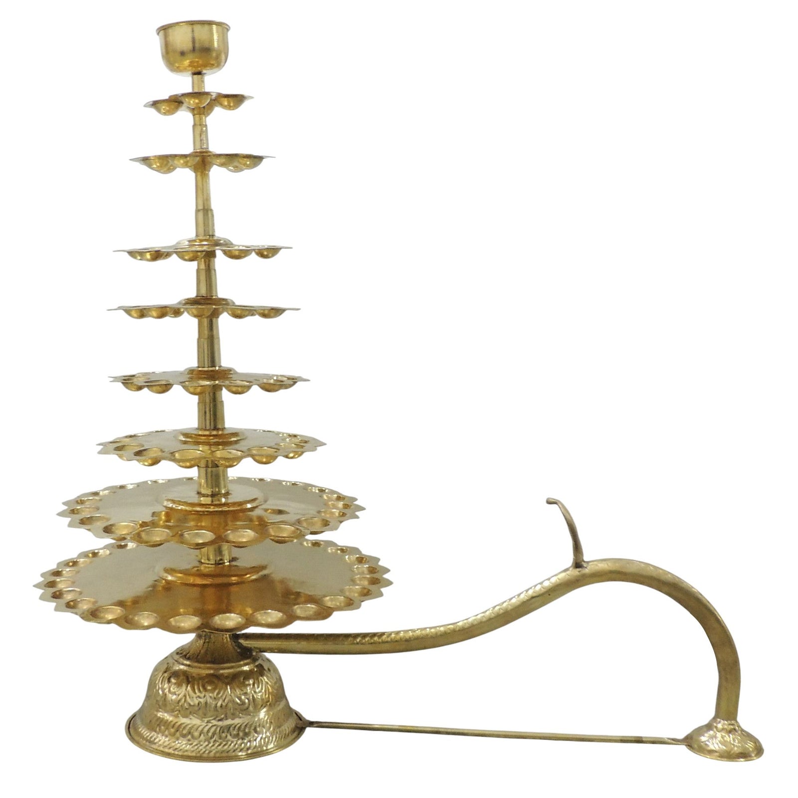 Brass Ganga Arti — 32"