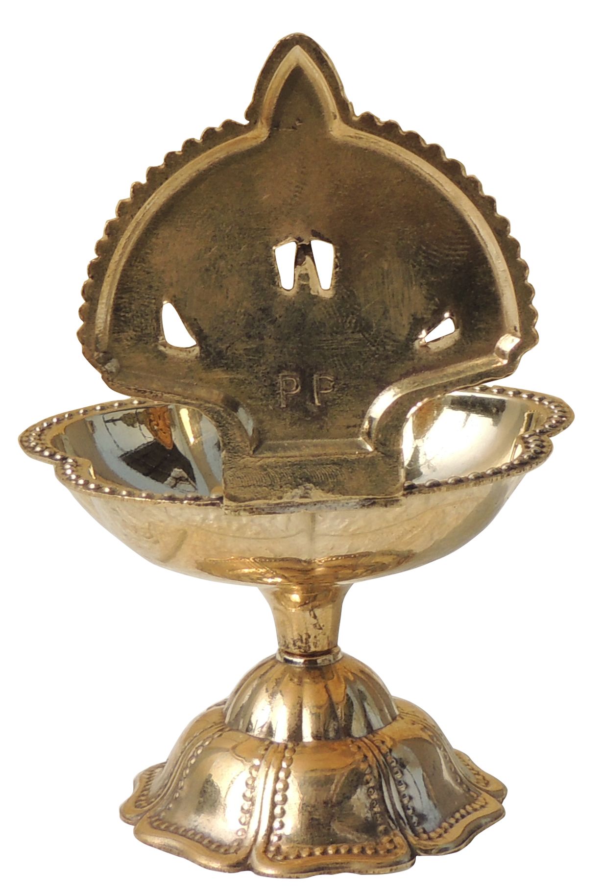 Brass Table Decor Trishul Deepak No. 4 — 4.3"