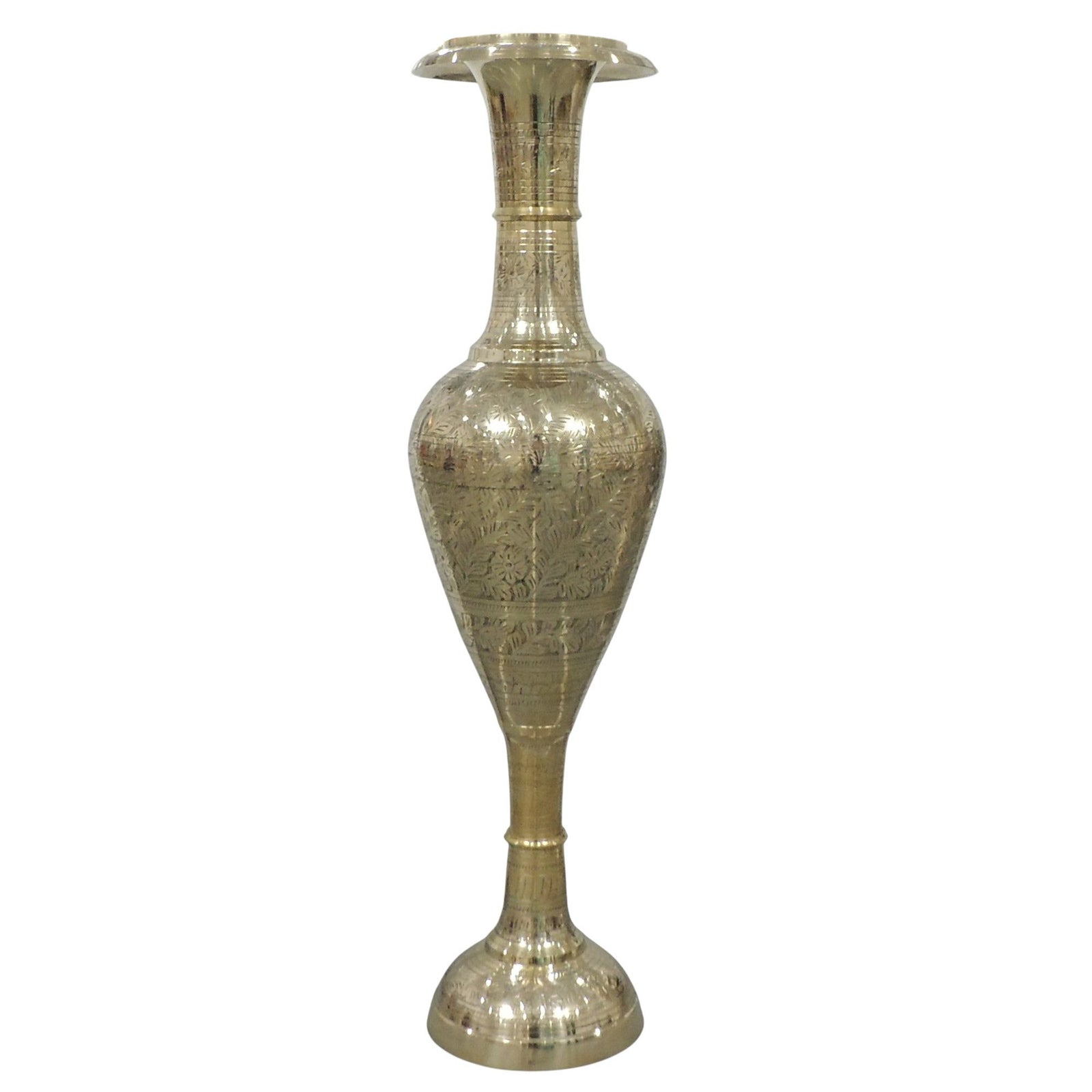 Brass Vase — 34"