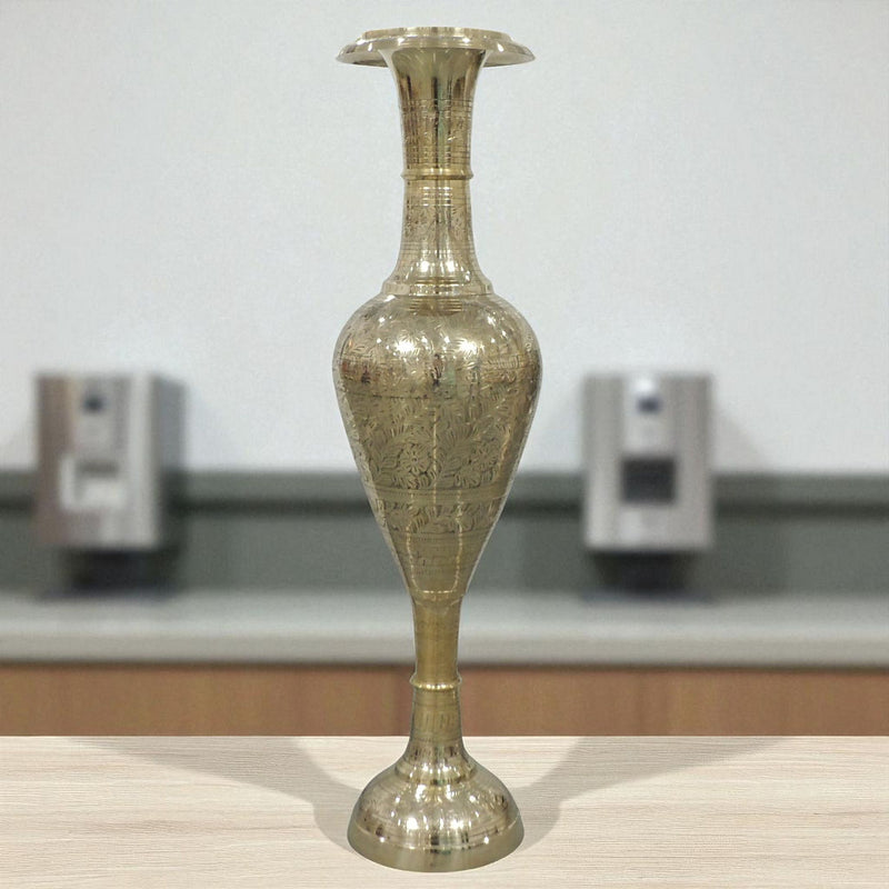 Brass Vase — 34"