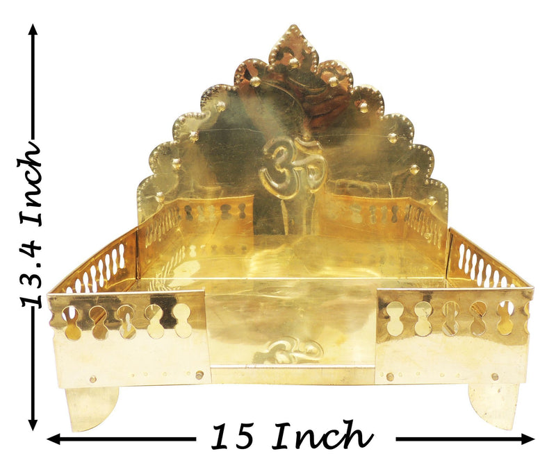 Brass Singhasan Sheet For — 13.4"
