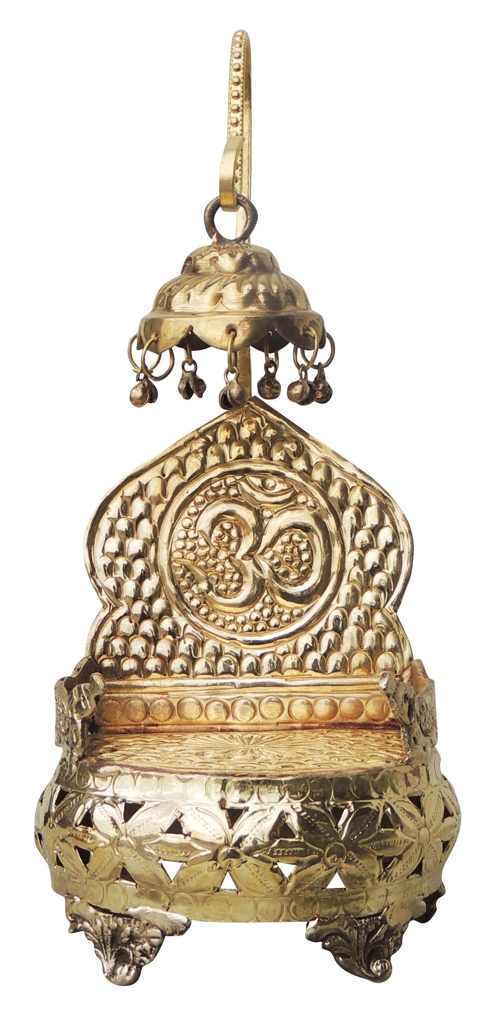 Brass Shinghasan — 14.7"
