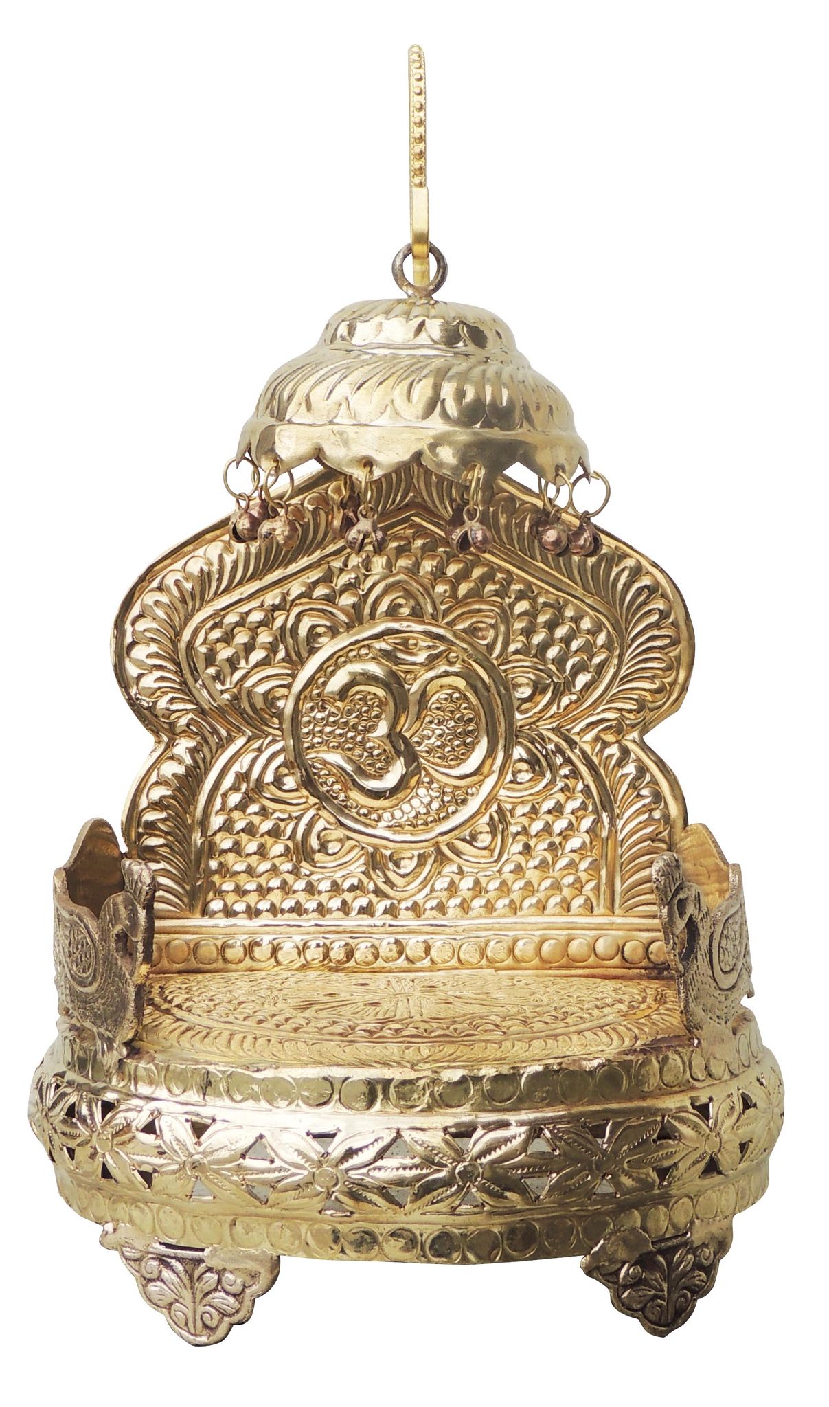 Brass Shinghasan — 14.3"
