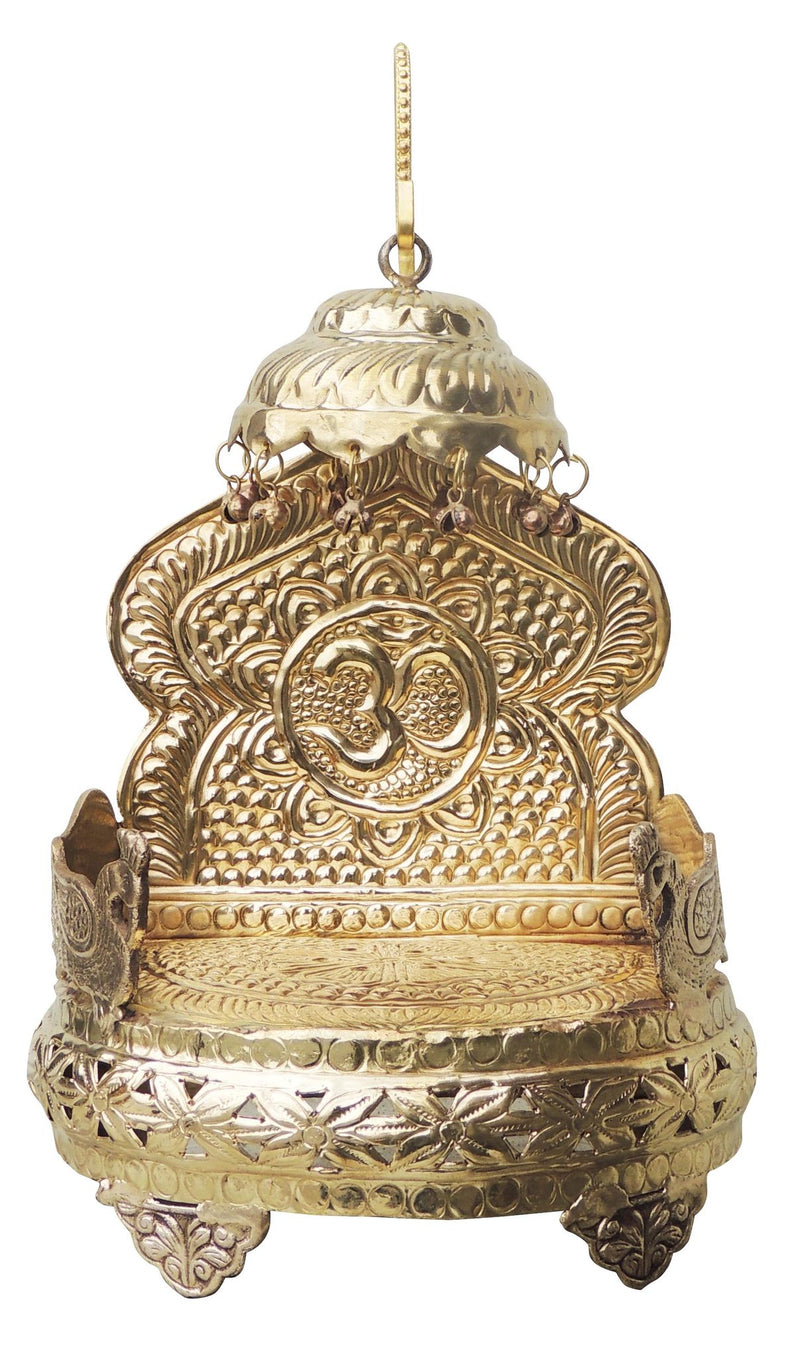 Brass Shinghasan — 14.3"