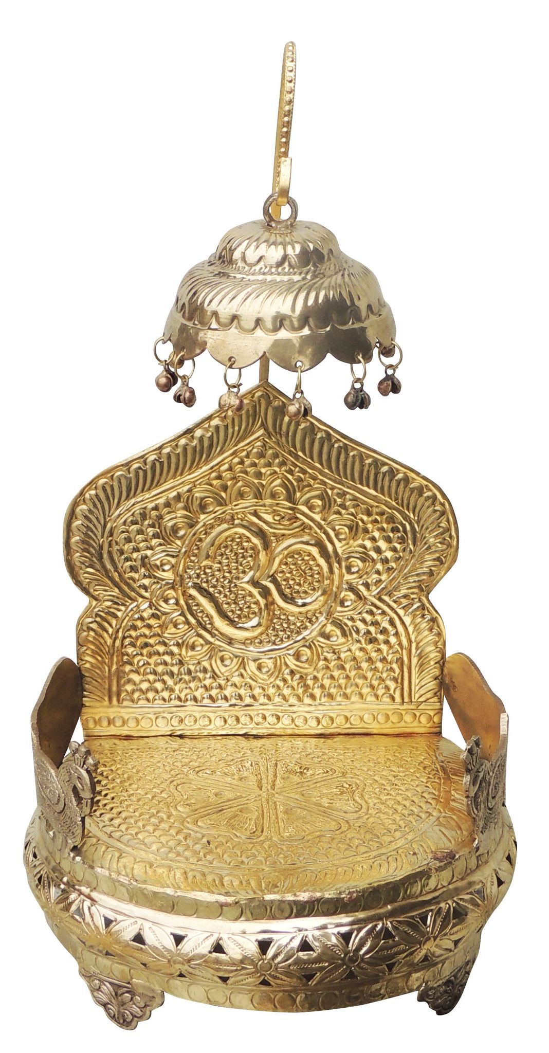 Brass Shinghasan — 17.5"