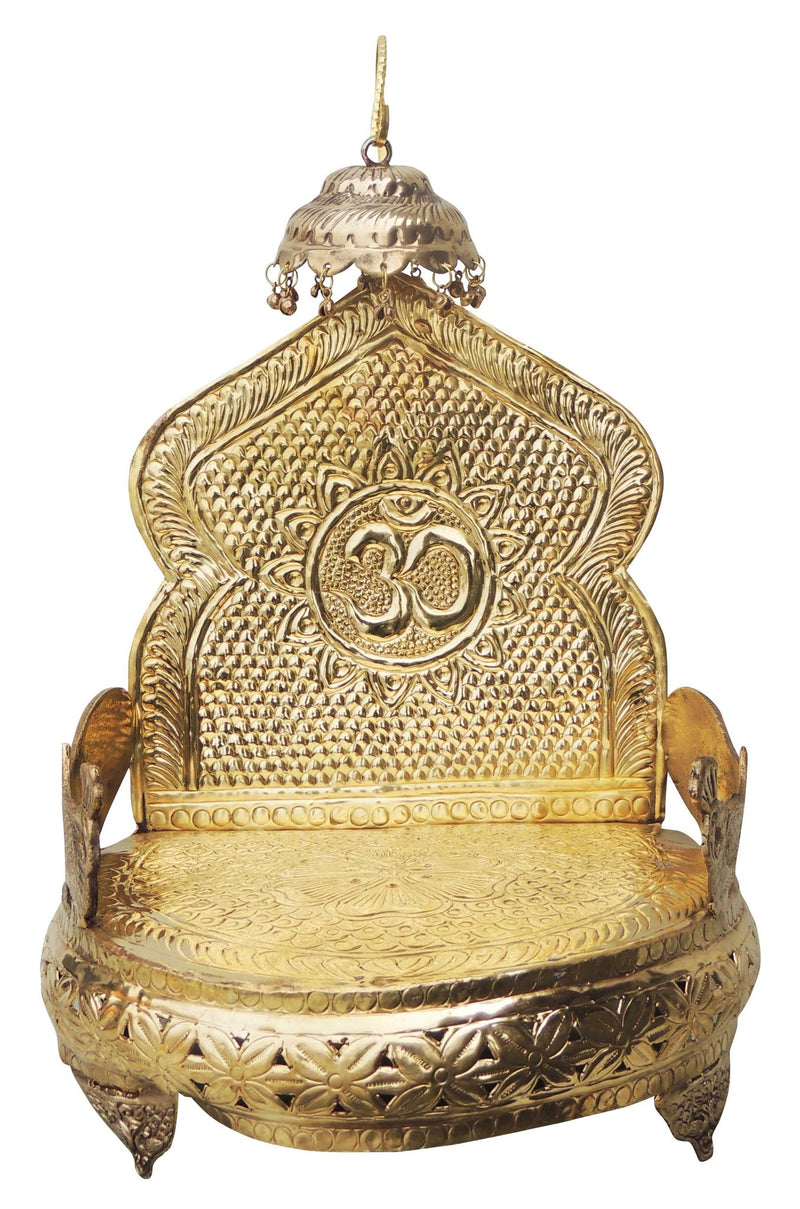 Brass Shinghasan — 20.6"