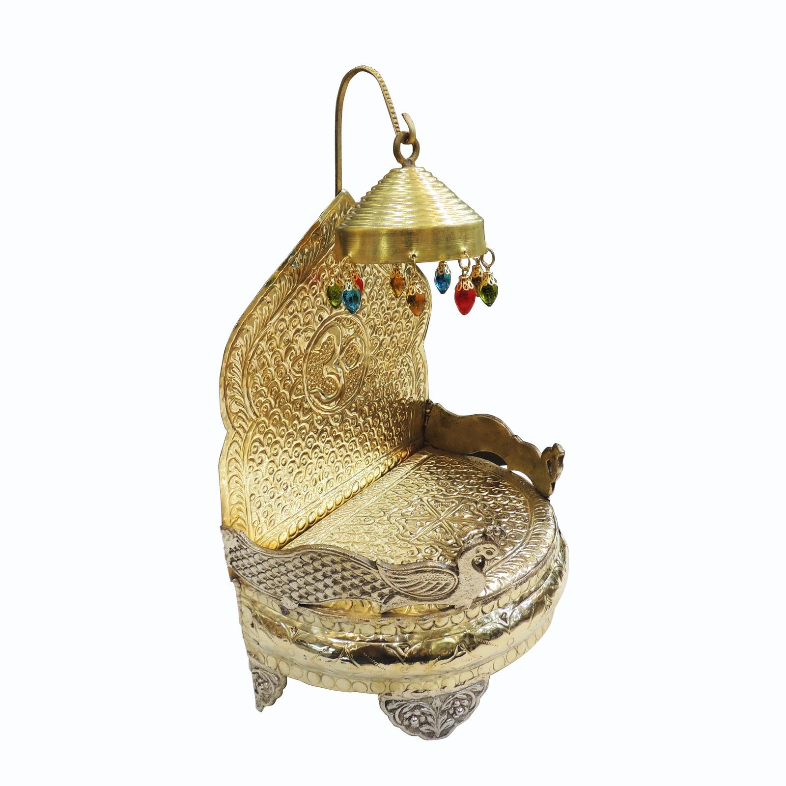 Brass Singhasan — 17.5"