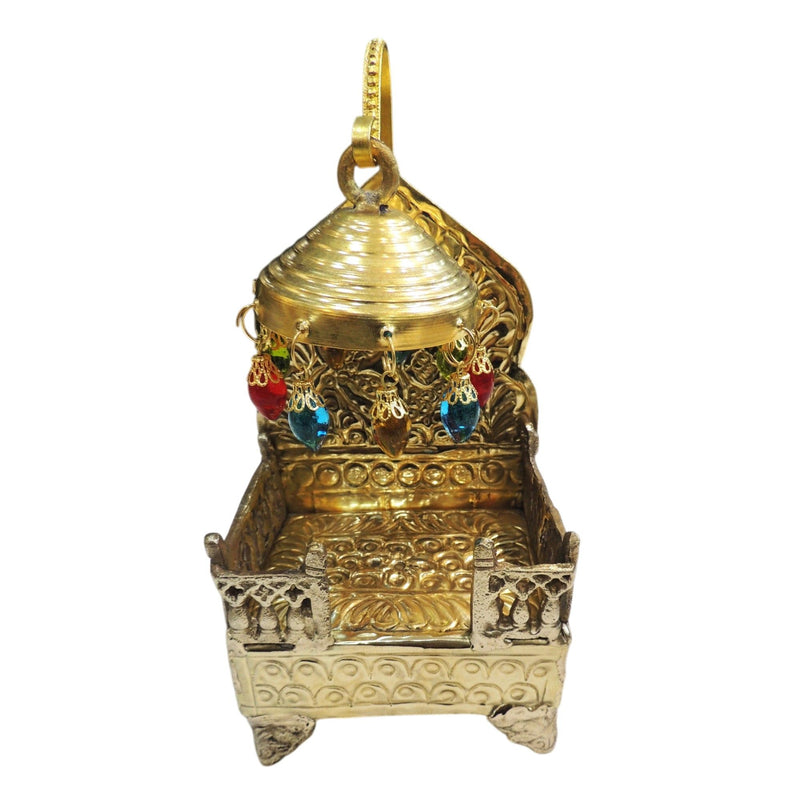 Brass Singhasan — 9.5"