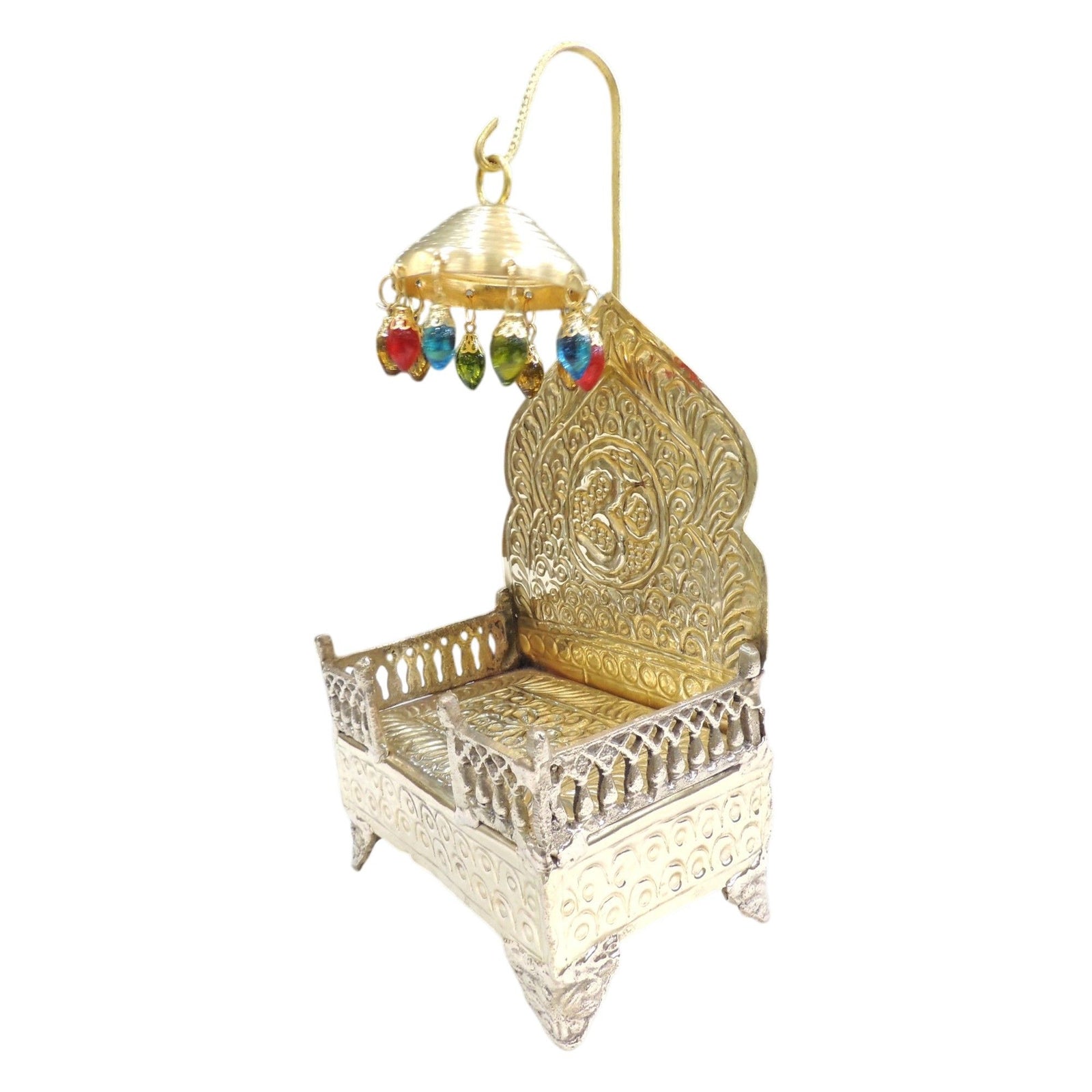 Brass Singhasan — 13"