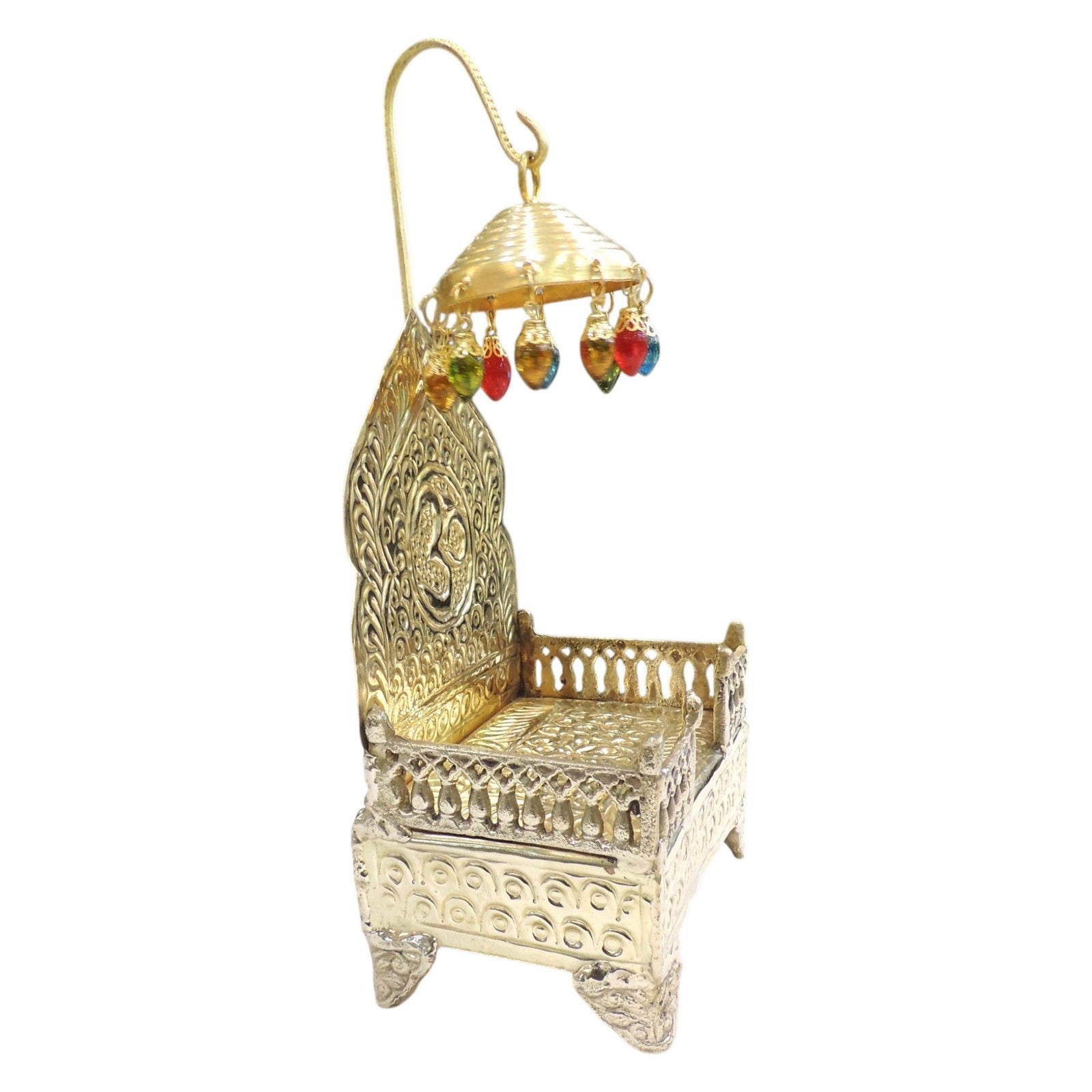 Brass Singhasan — 13"