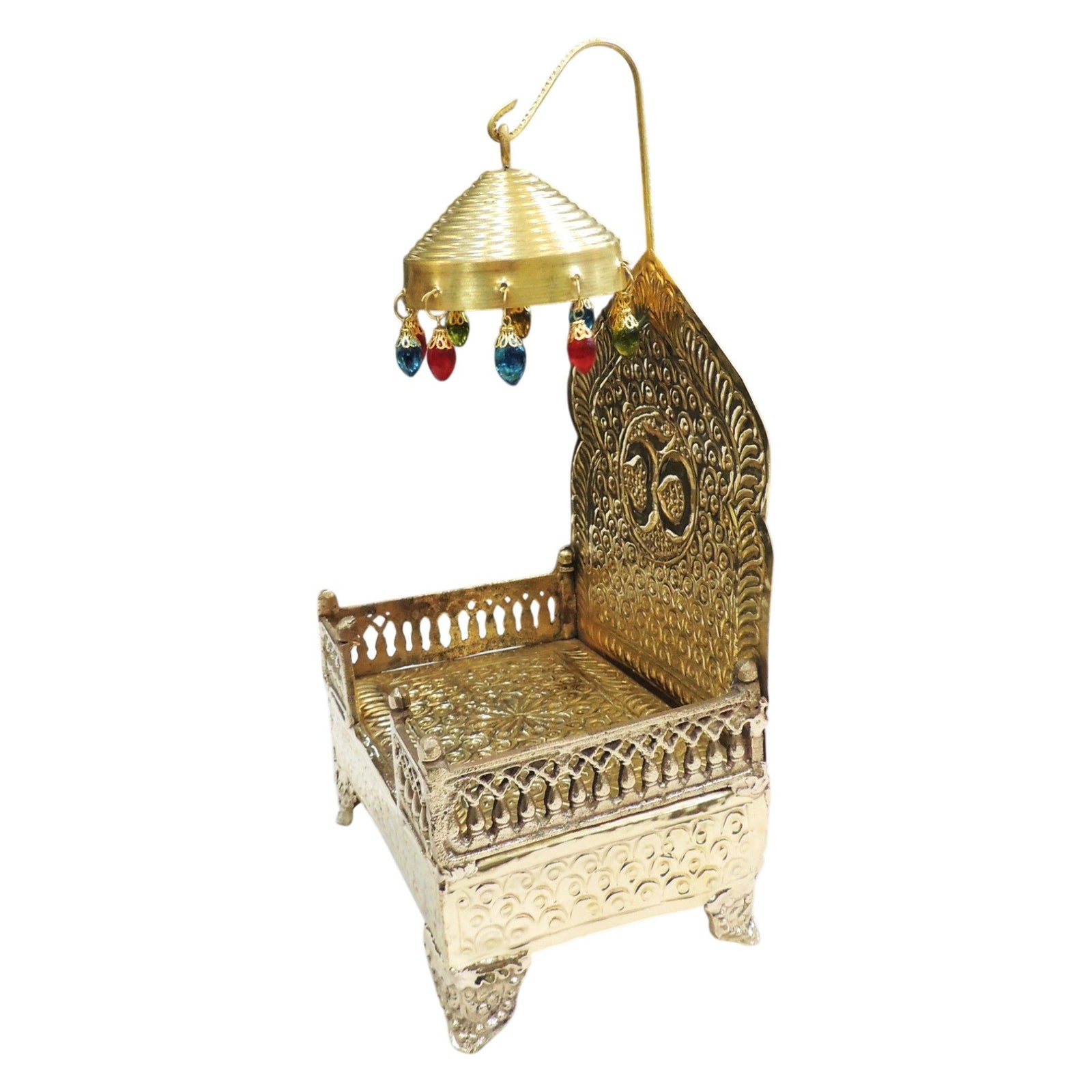 Brass Singhasan — 20"