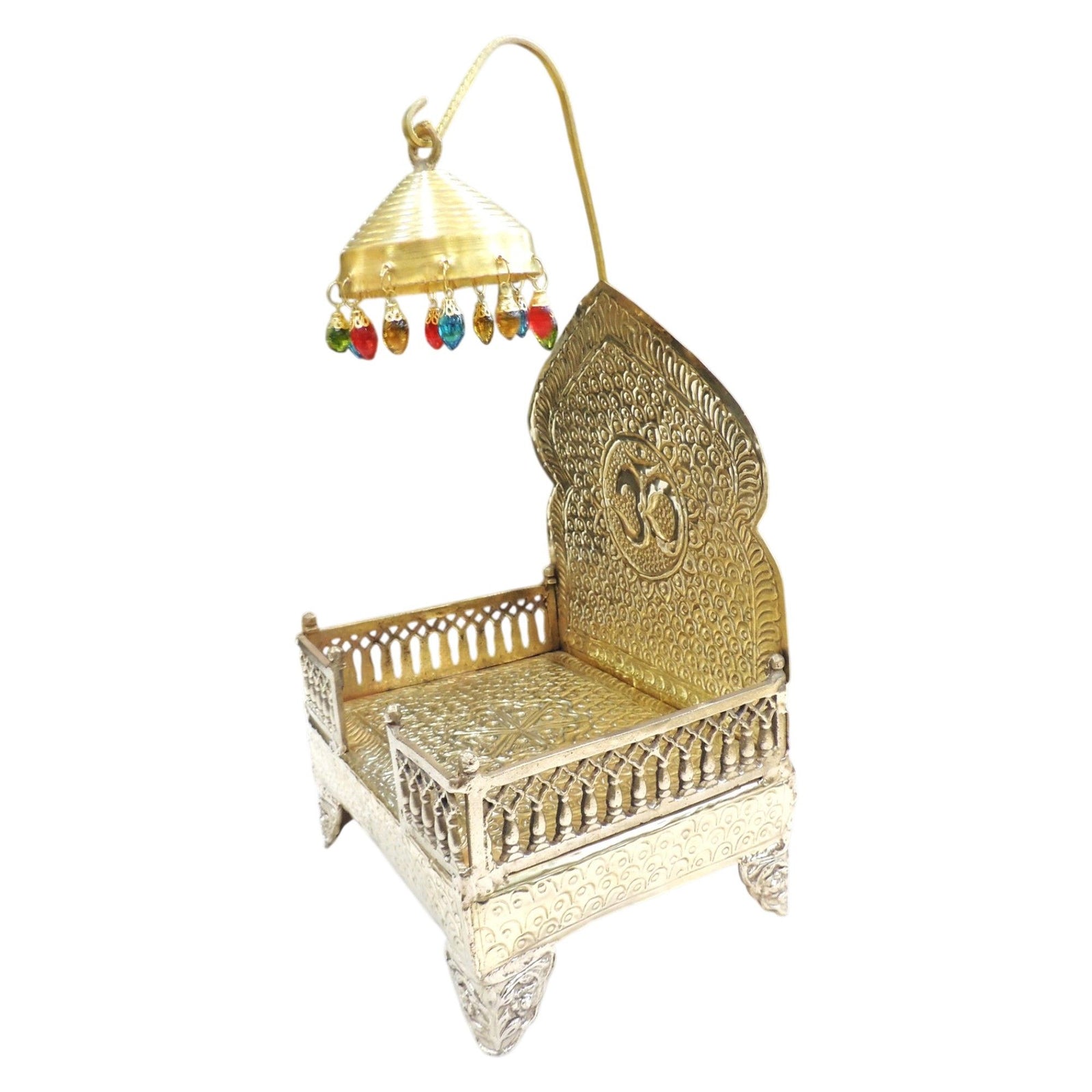 Brass Singhasan — 14.5"