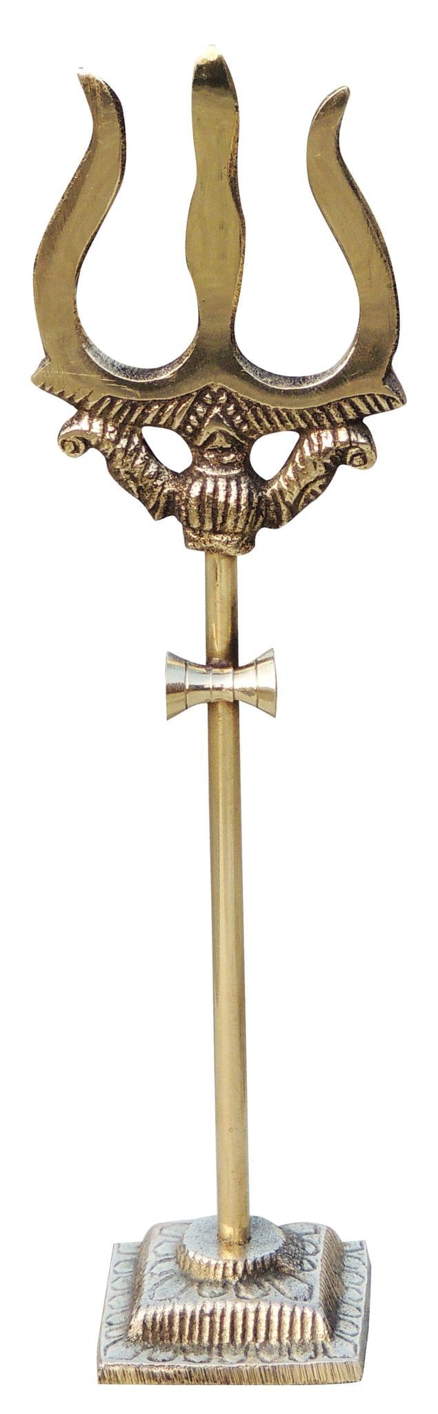 Brass Trishul No. 1 — 7.8"