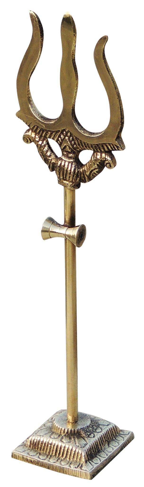 Brass Trishul No. 1 — 7.8"