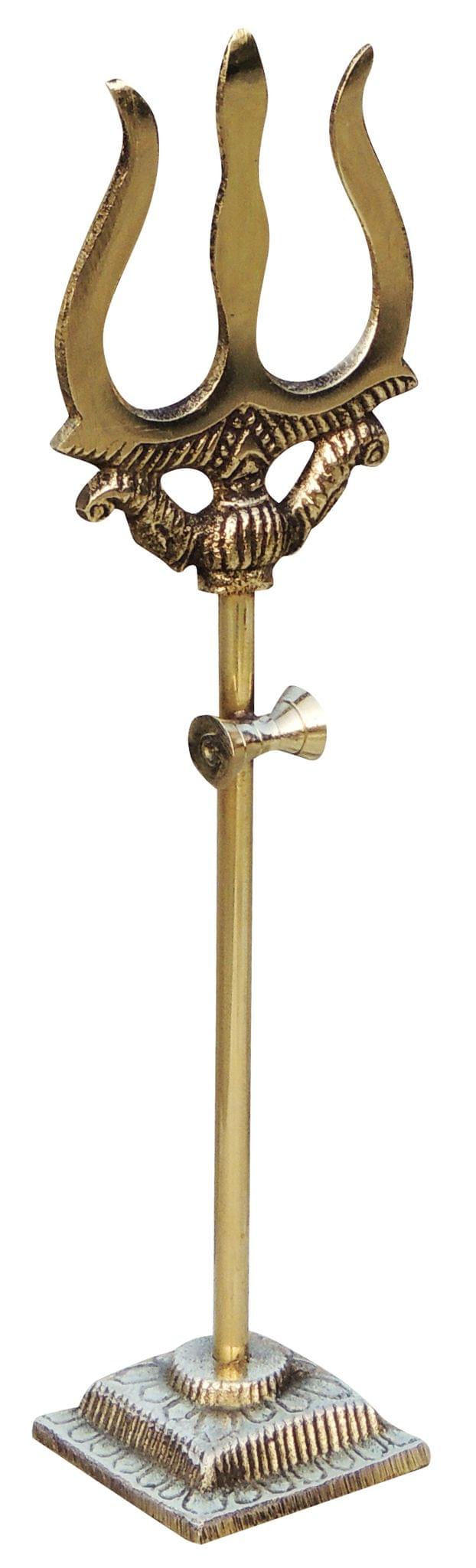 Brass Trishul No. 1 — 7.8"