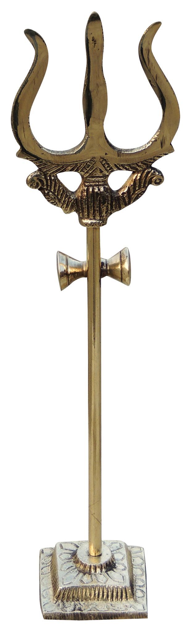 Brass Trishul No. 2 — 10.1"