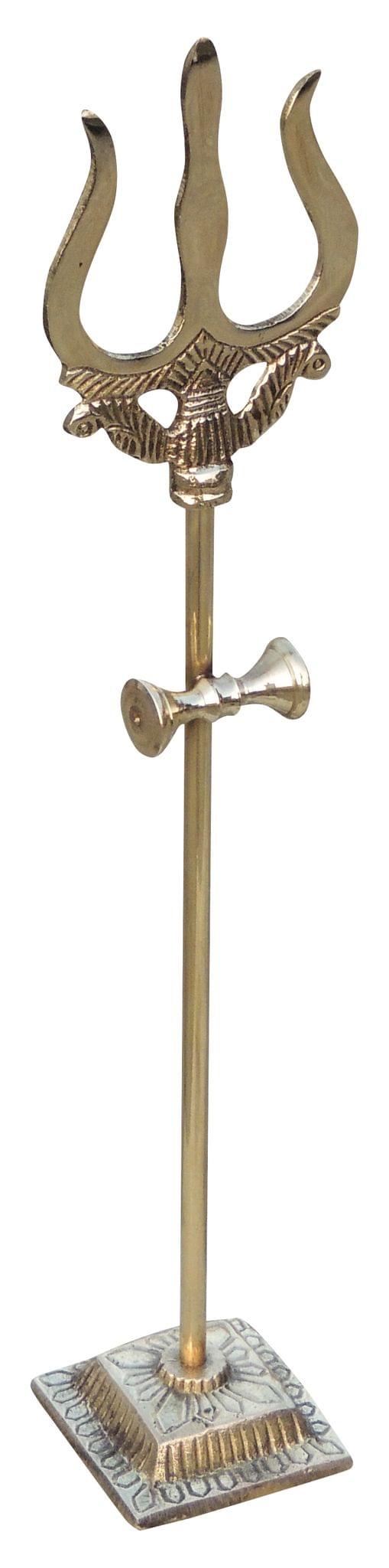 Brass Trishul No. 4 — 14"