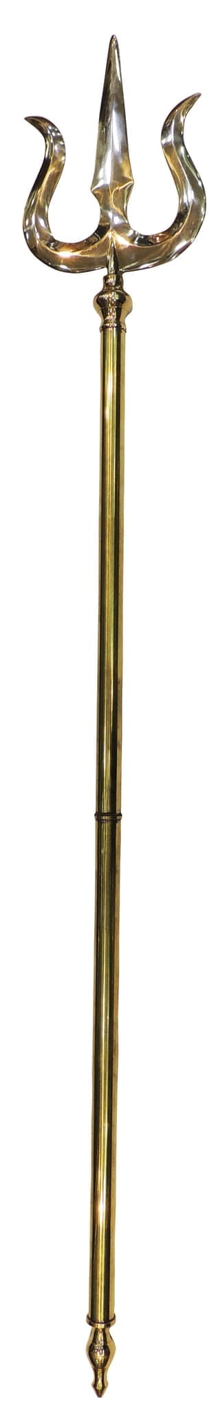 Brass Trishul — 67.5"