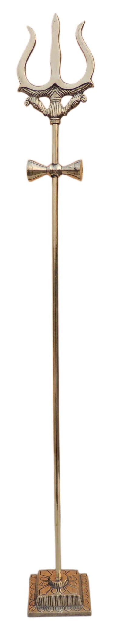 Brass Trishul — 36"