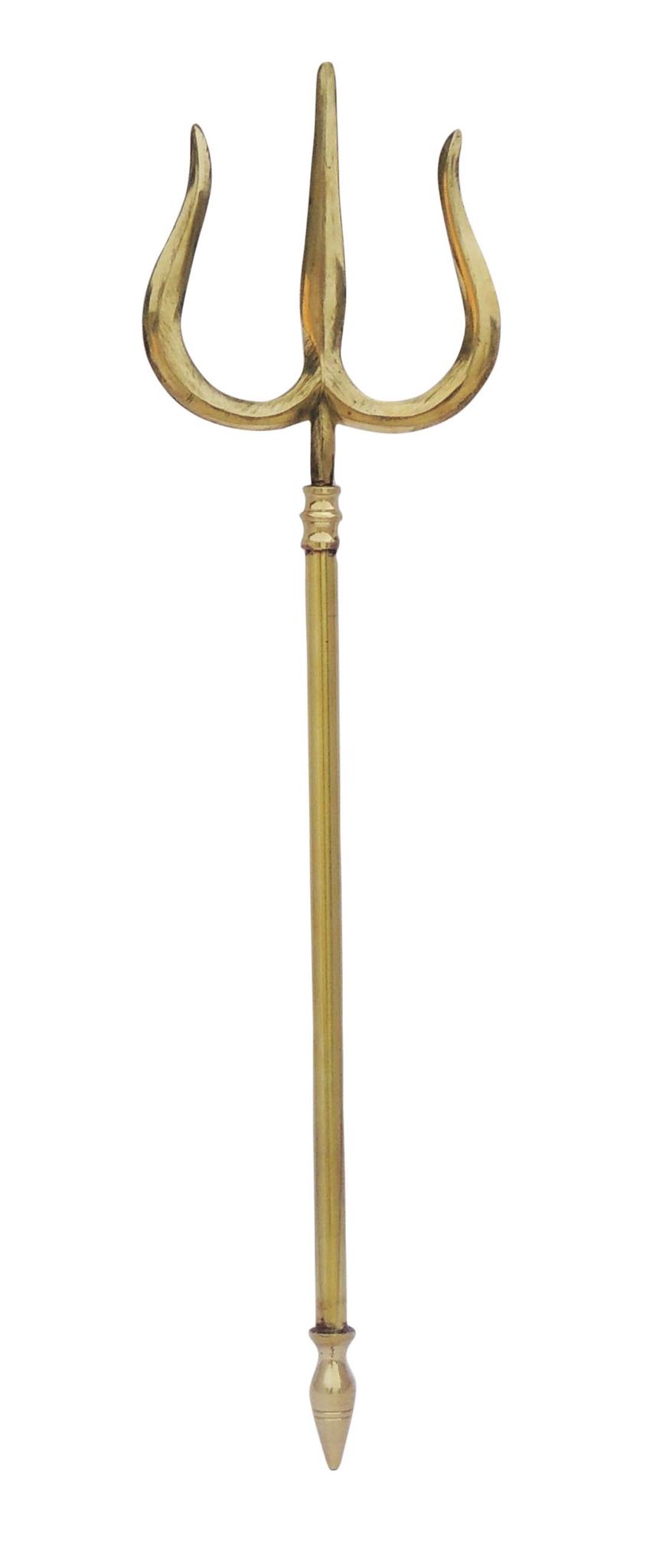Brass Trishul 22" — 22"
