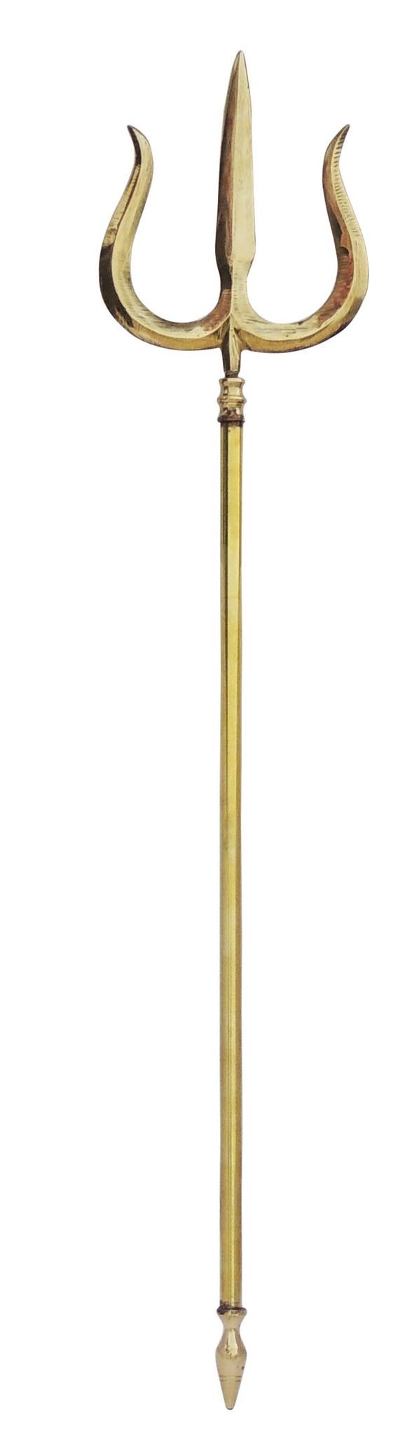 Brass Trishul 30" — 30"