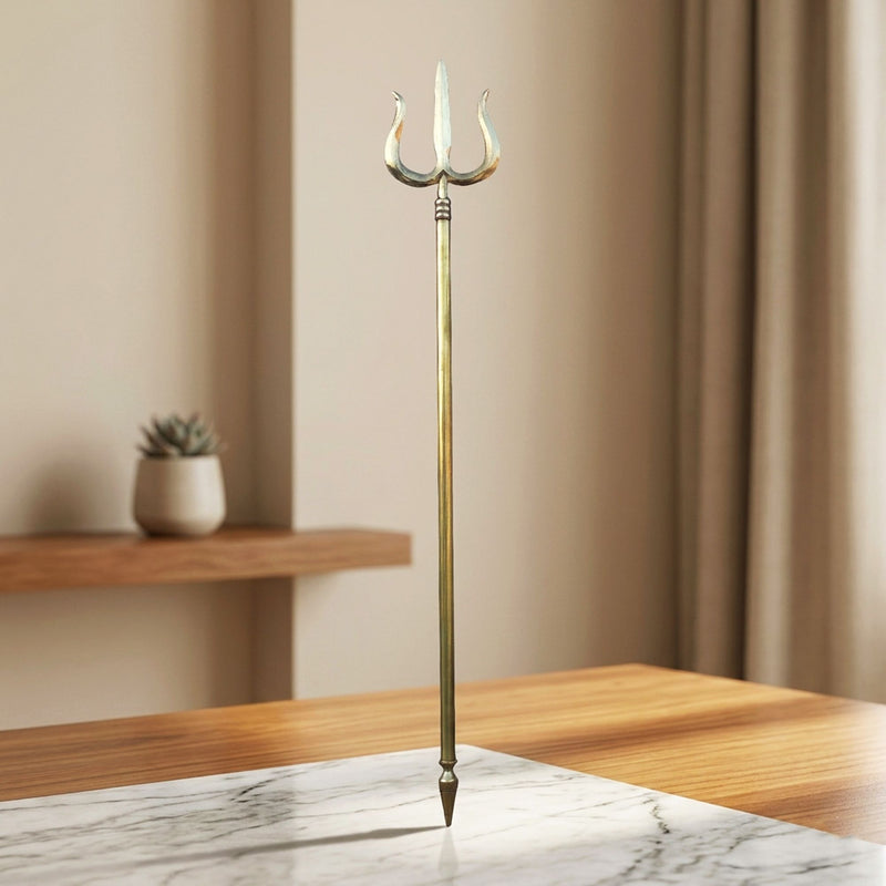 Brass Trishul — 44"