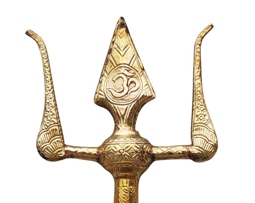 Brass Trishul — 30"