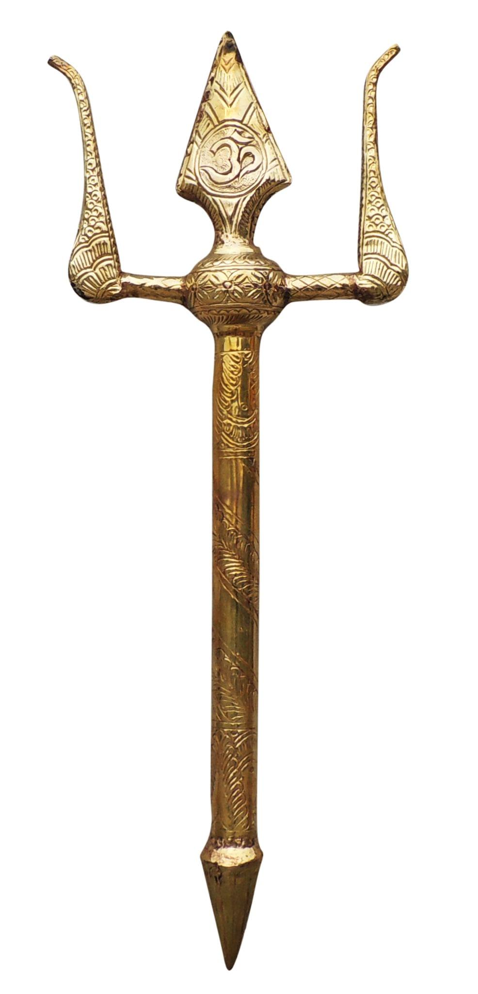 Brass Trishul — 30"